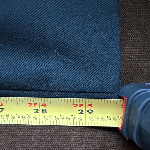 Express Columnist Slim Fit Black Straight Mid Ride Small Sealed Pockets Sz 2P - Picture 12 of 12